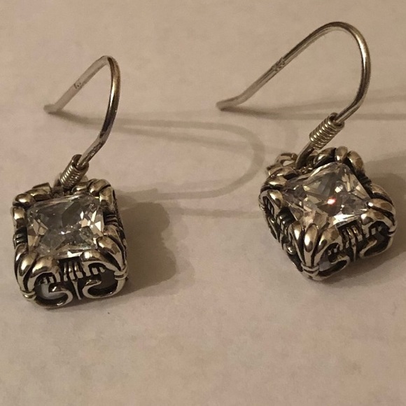 Silpada Sterling Silver CZ “Uptown” Earrings - Picture 6 of 11